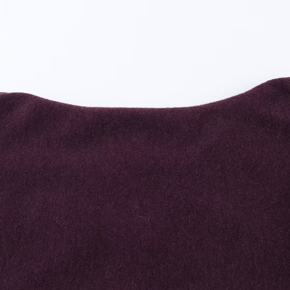 Hot Girl Flat Needle Off Shoulder Knitted Shirt