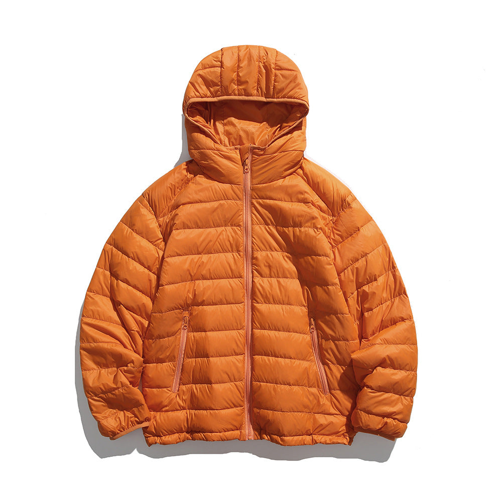 Lightweight pork rib down jacket