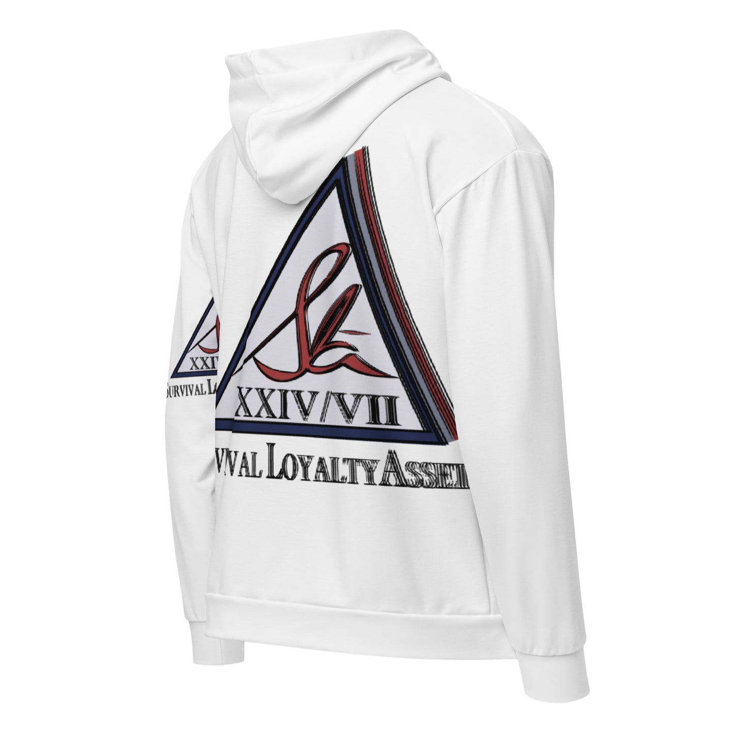 Slā Survival Loyalty Assets Unisex zip hoodie Survival Loyalty Assets 24/7 Roman numerals ￼