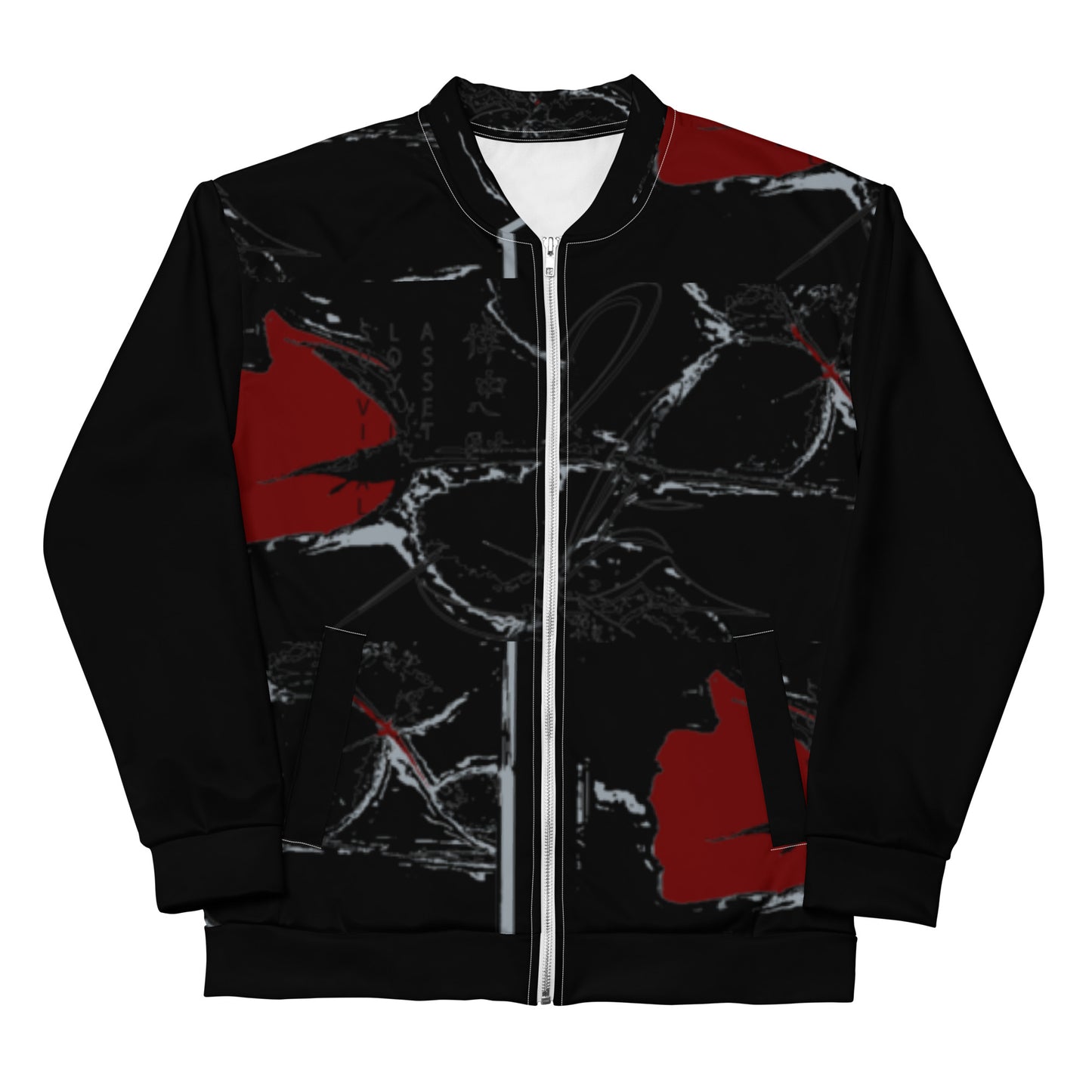 Slā Rose black Unisex Bomber Jacket