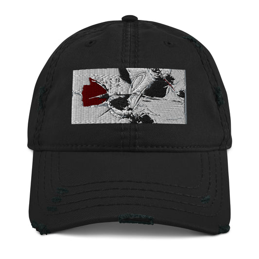 Survival Loyalty Assets Rose Distressed Dad Hat