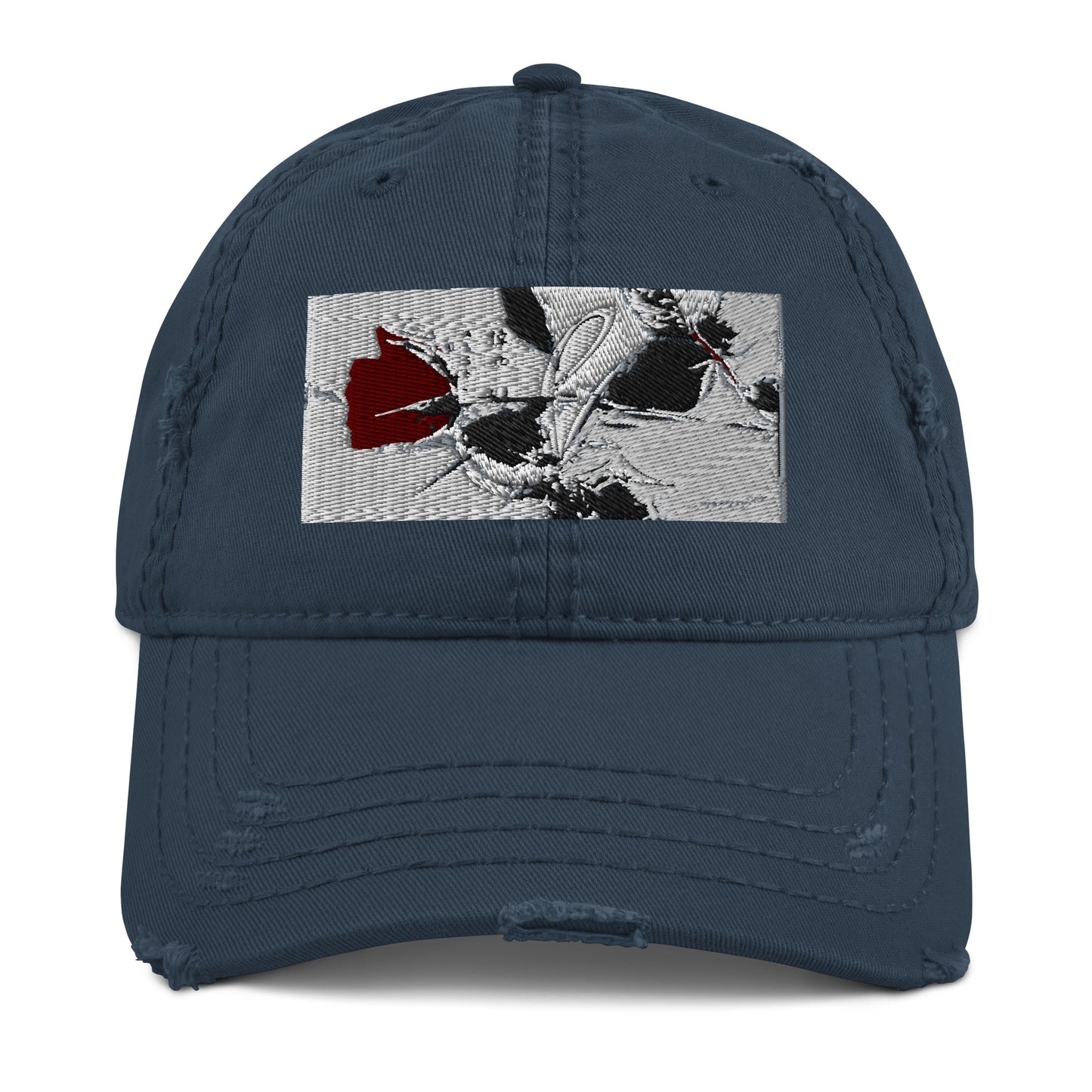 Slā rose cap Survival Loyalty Assets Rose Distressed Hat
