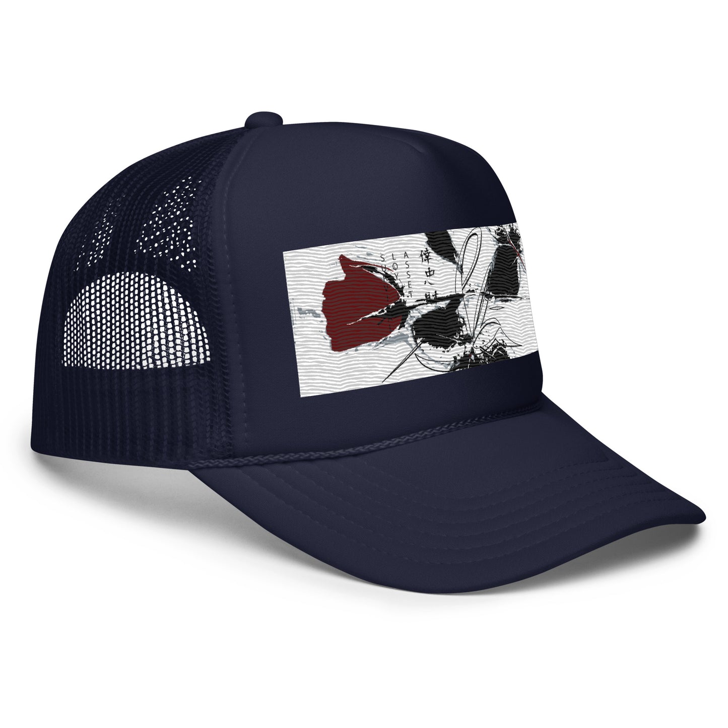 Slā rose Survival Loyalty Assets Rose Foam trucker hat