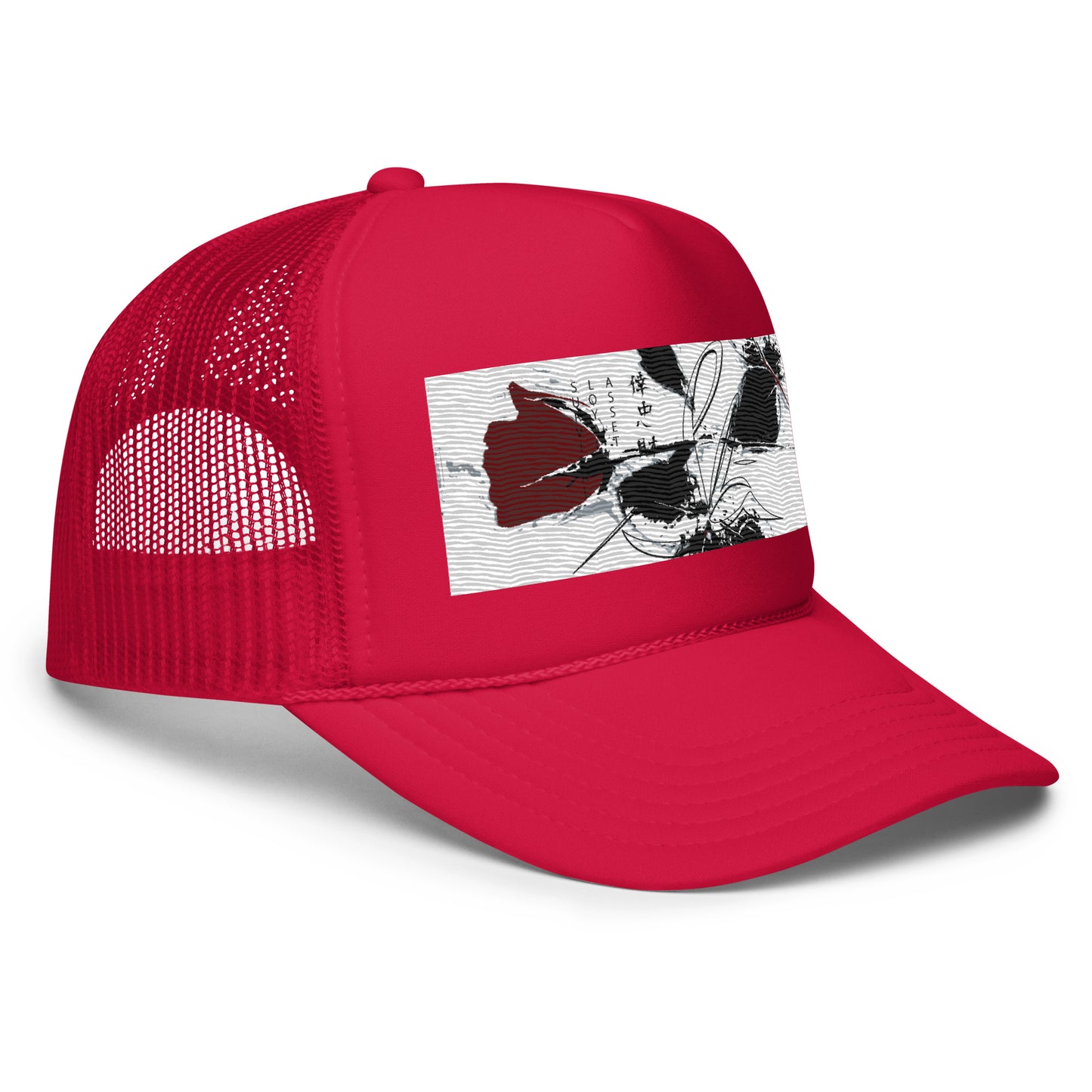 Slā rose Survival Loyalty Assets Rose Foam trucker hat