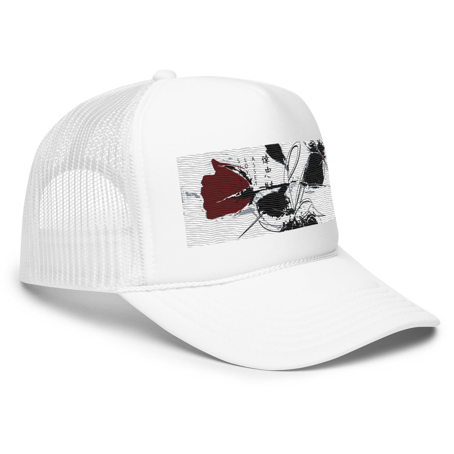 Slā rose Survival Loyalty Assets Rose Foam trucker hat