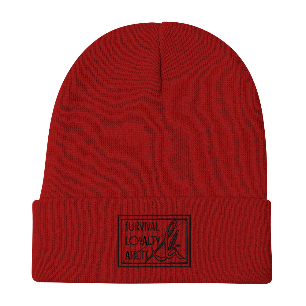 Slā Embroidered Beanie