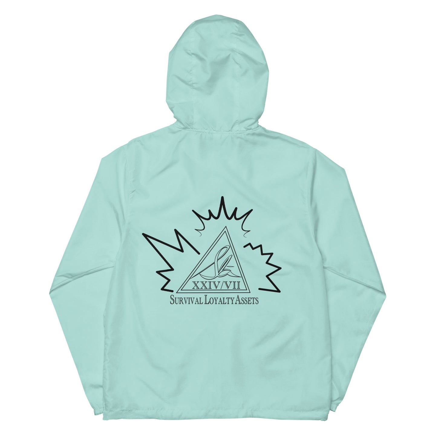 Slā 24/7 Unisex lightweight zip up windbreaker