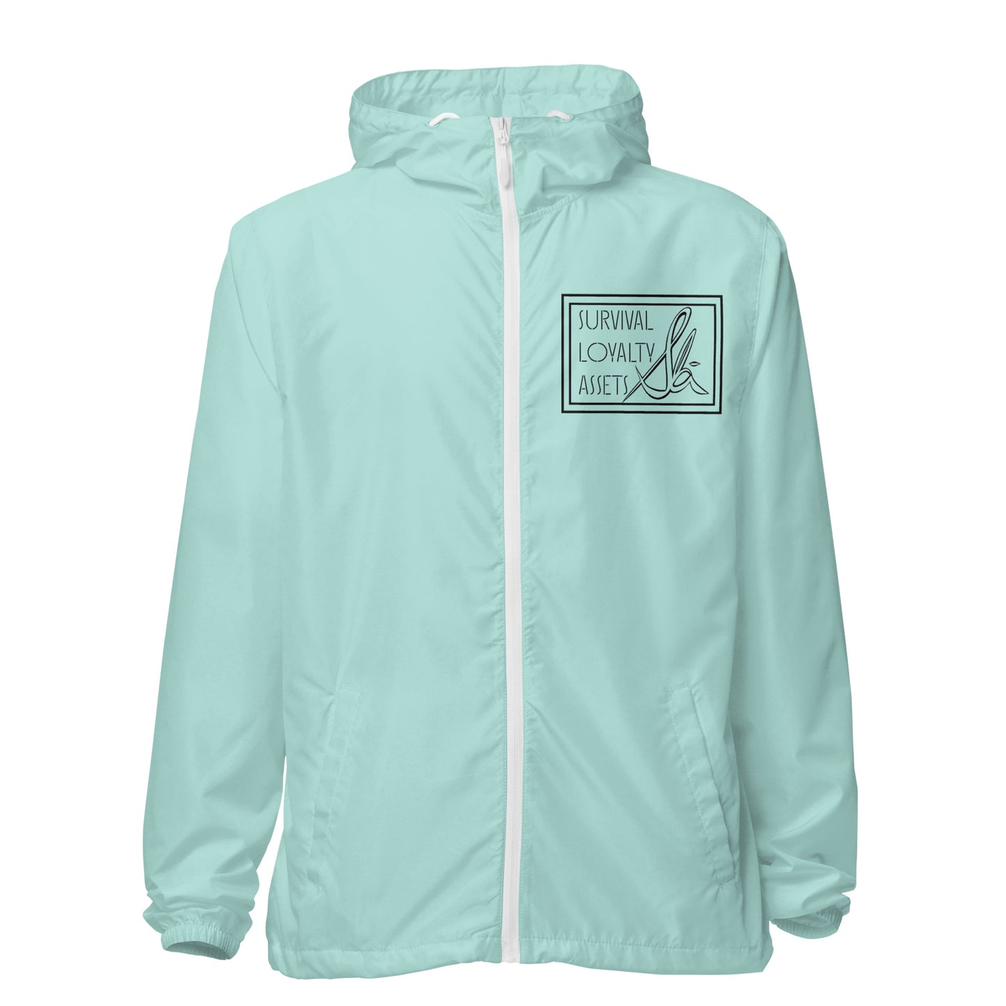 Slā Unisex lightweight zip up windbreaker