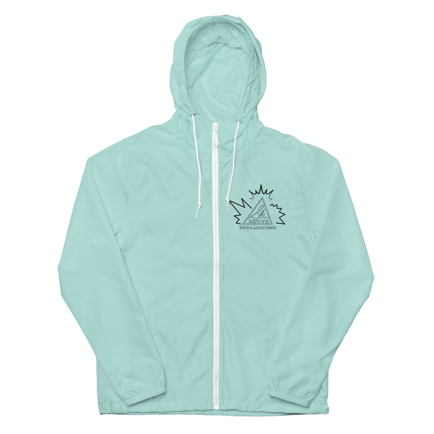 Slā 24/7 Unisex lightweight zip up windbreaker