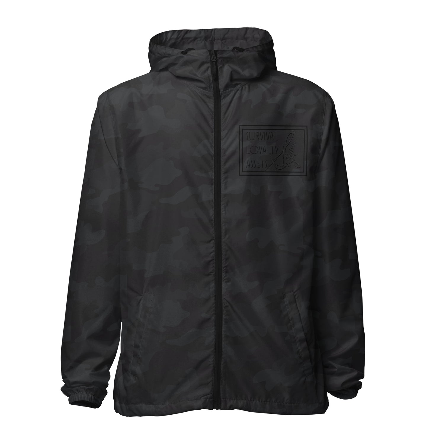 Slā Unisex lightweight zip up windbreaker