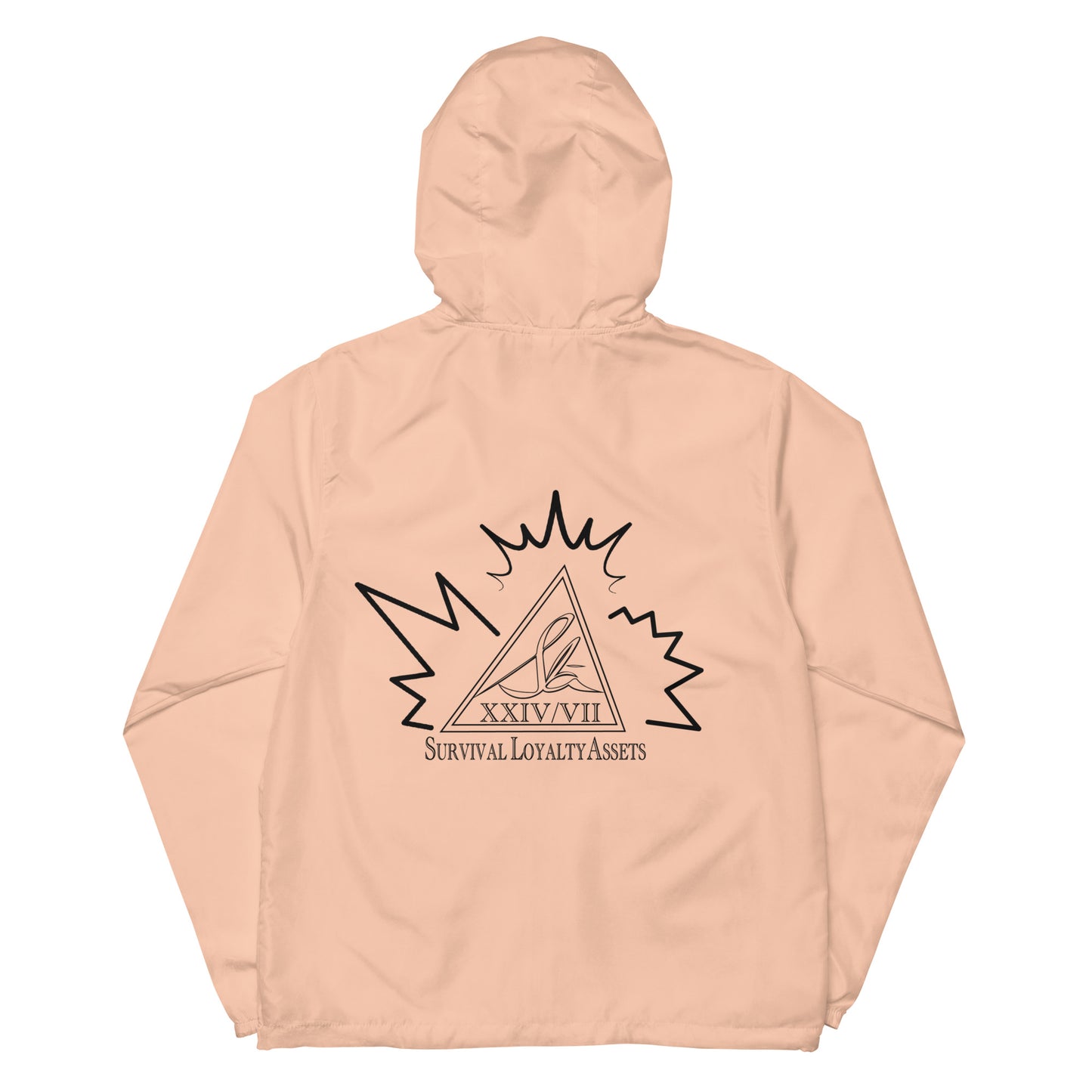 Slā 24/7 Unisex lightweight zip up windbreaker