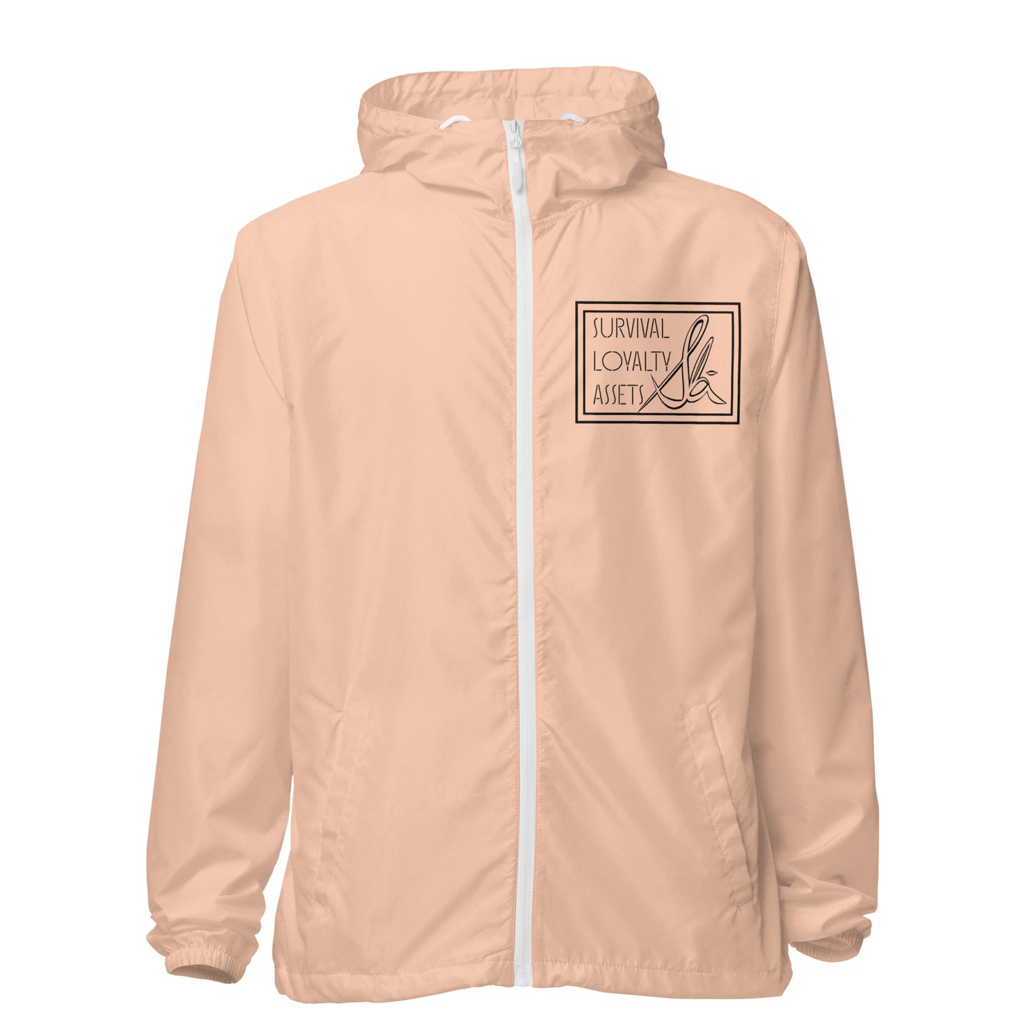 Slā Unisex lightweight zip up windbreaker