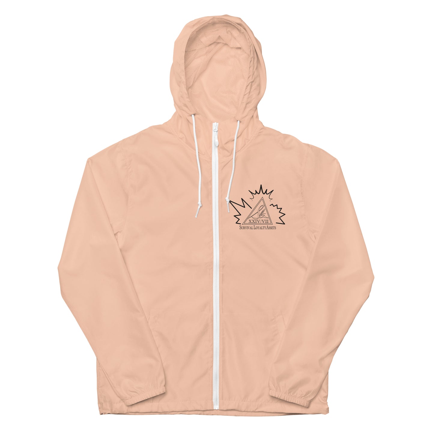 Slā 24/7 Unisex lightweight zip up windbreaker