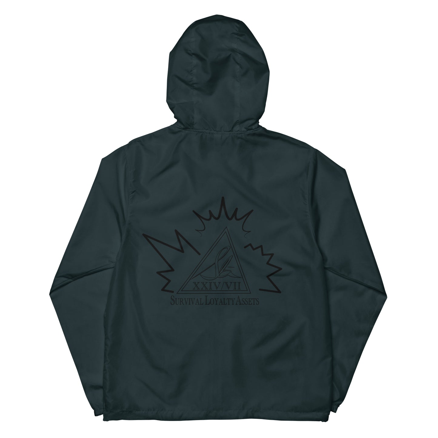 Slā 24/7 Unisex lightweight zip up windbreaker