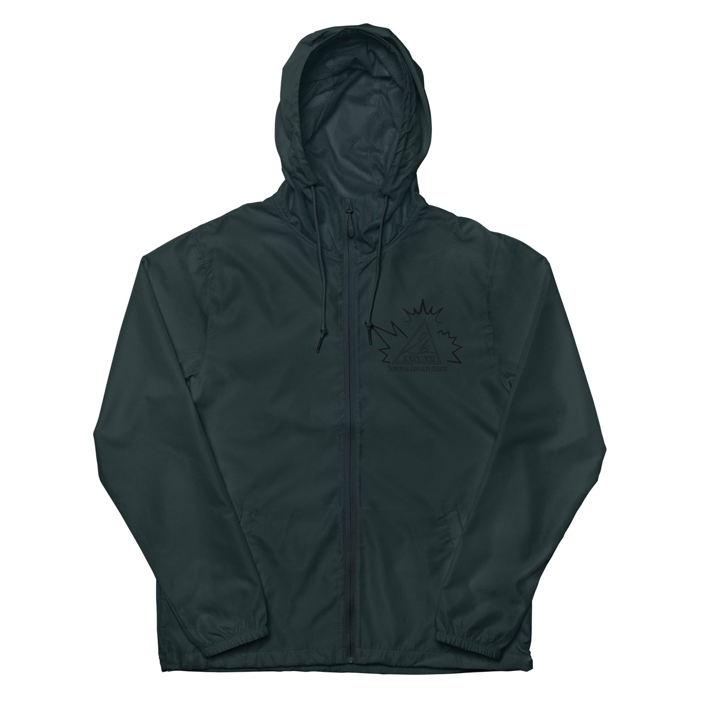 Slā 24/7 Unisex lightweight zip up windbreaker