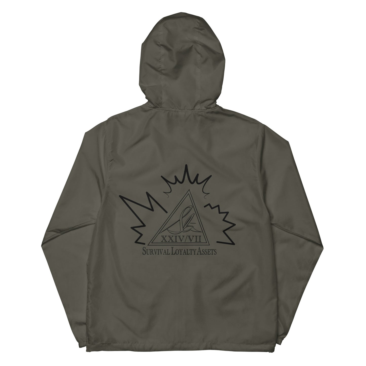 Slā 24/7 Unisex lightweight zip up windbreaker