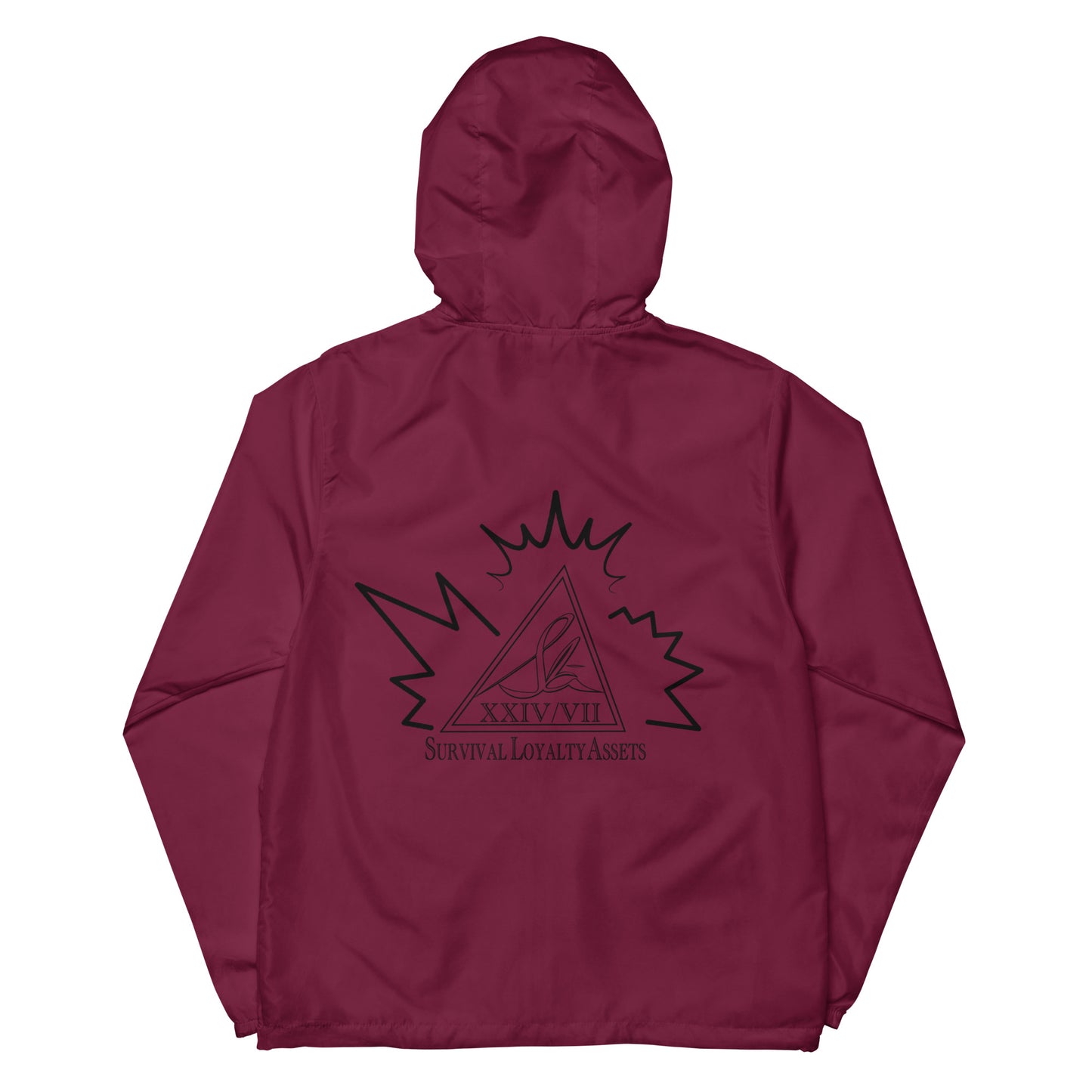 Slā 24/7 Unisex lightweight zip up windbreaker