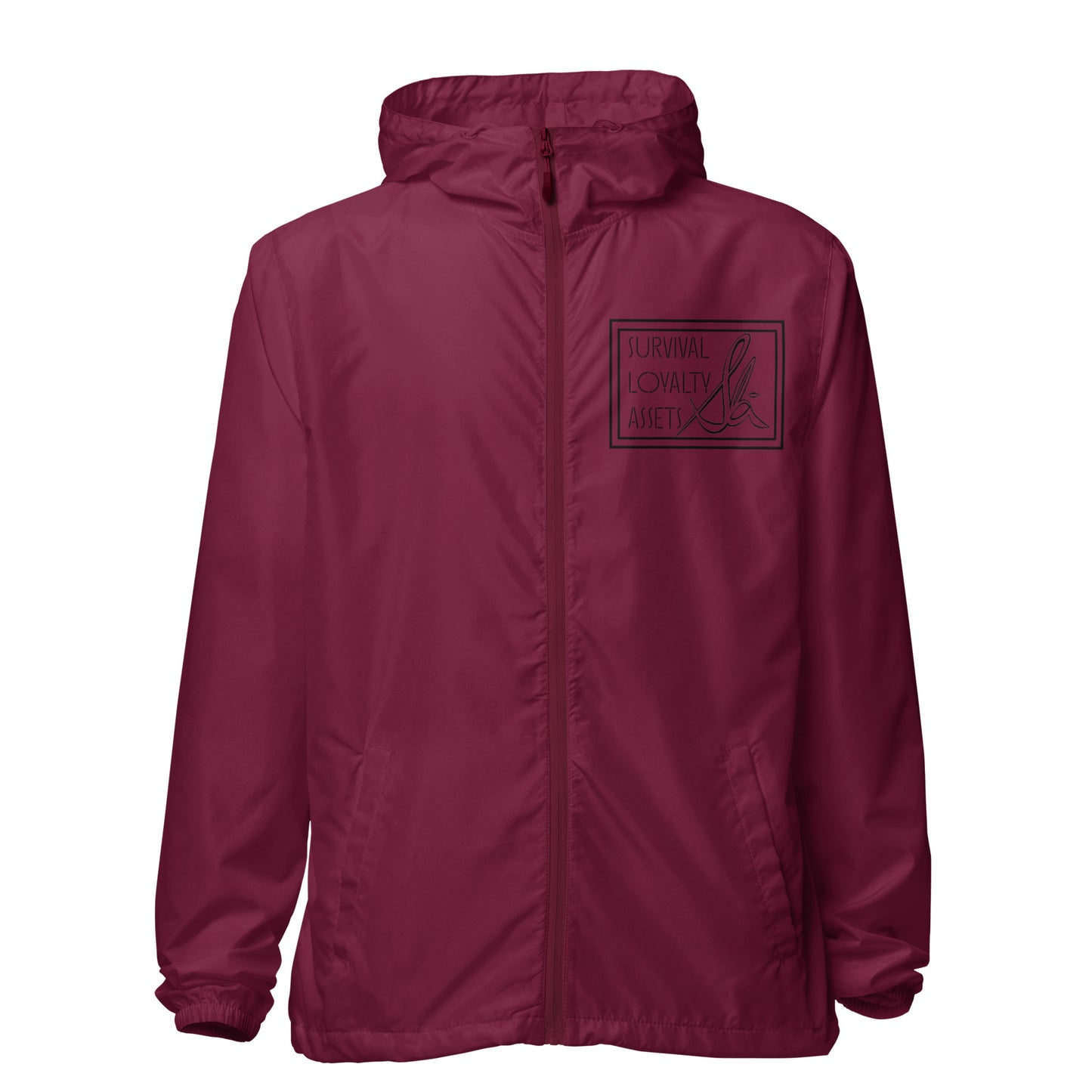 Slā Unisex lightweight zip up windbreaker