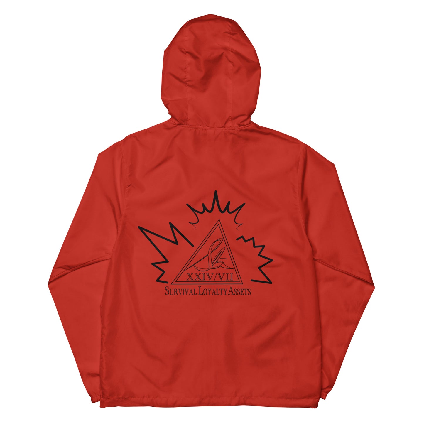 Slā 24/7 Unisex lightweight zip up windbreaker