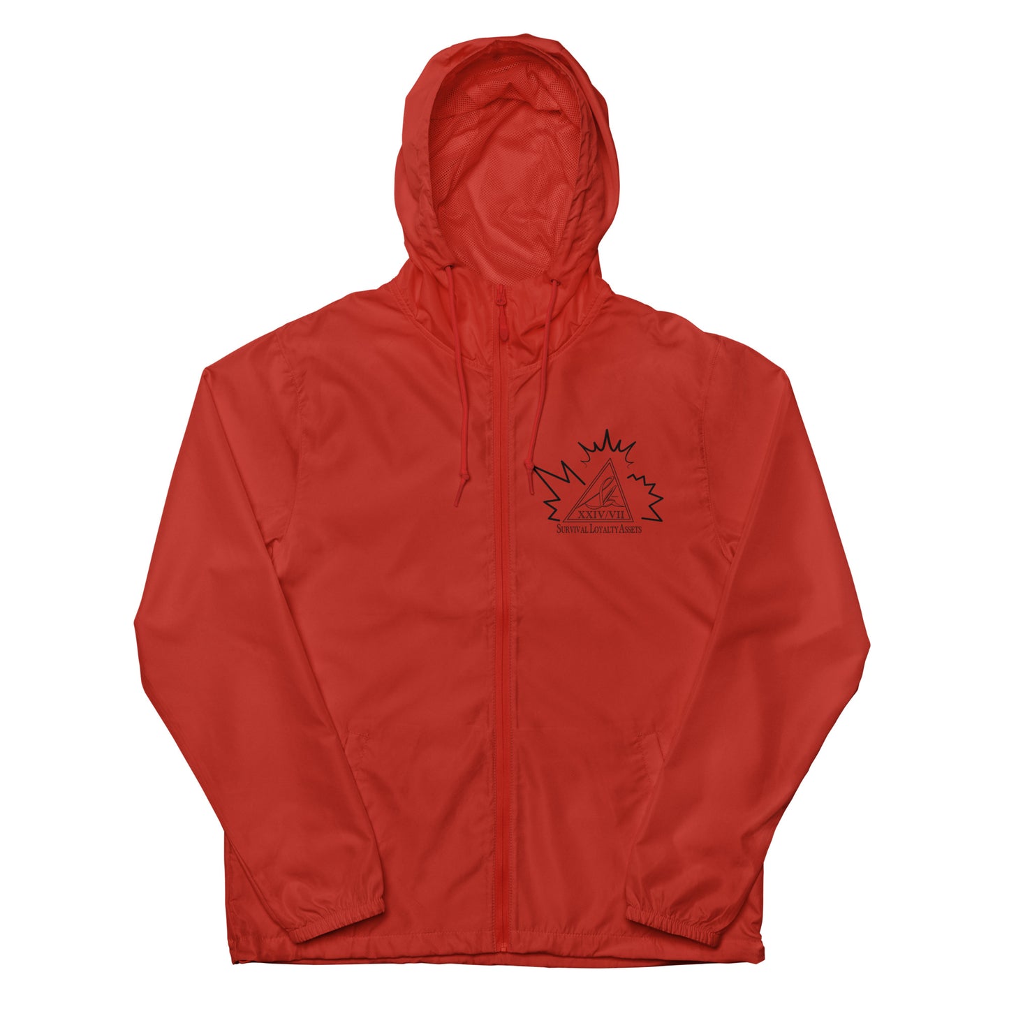 Slā 24/7 Unisex lightweight zip up windbreaker