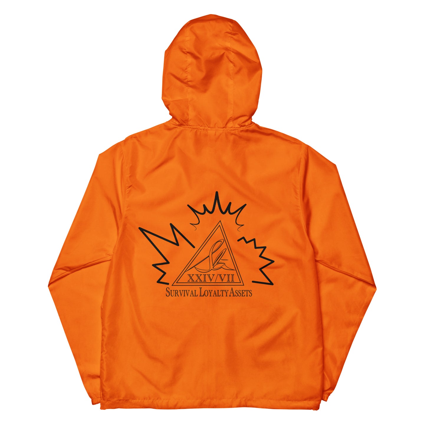 Slā 24/7 Unisex lightweight zip up windbreaker