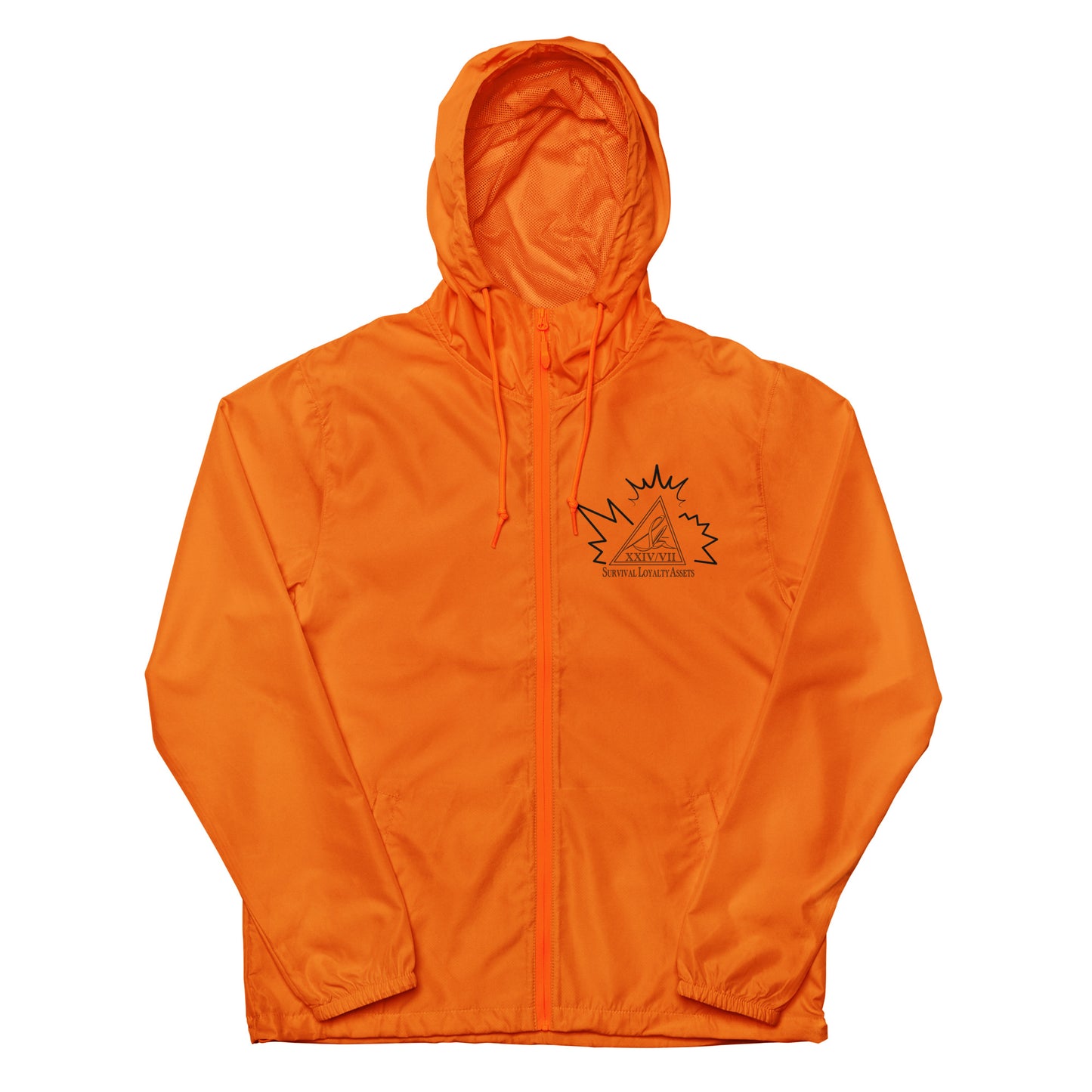 Slā 24/7 Unisex lightweight zip up windbreaker