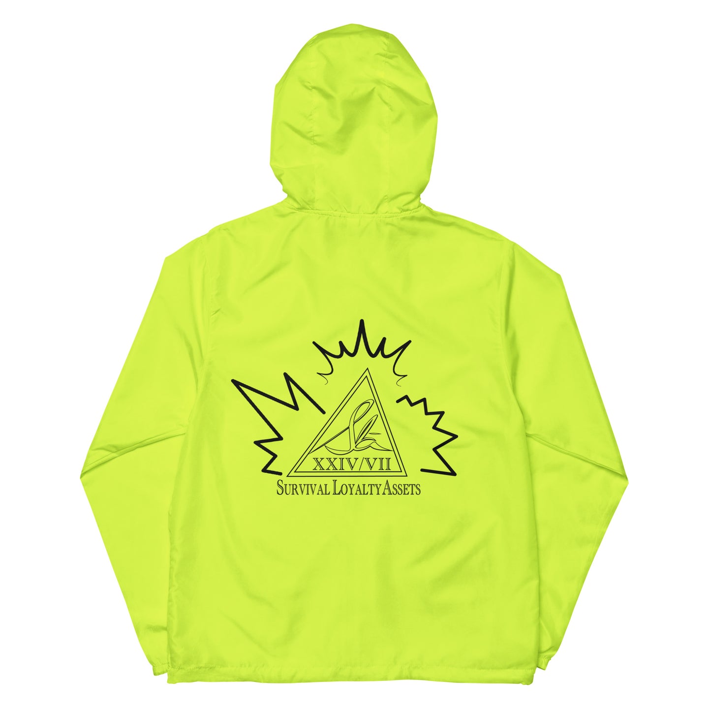 Slā 24/7 Unisex lightweight zip up windbreaker