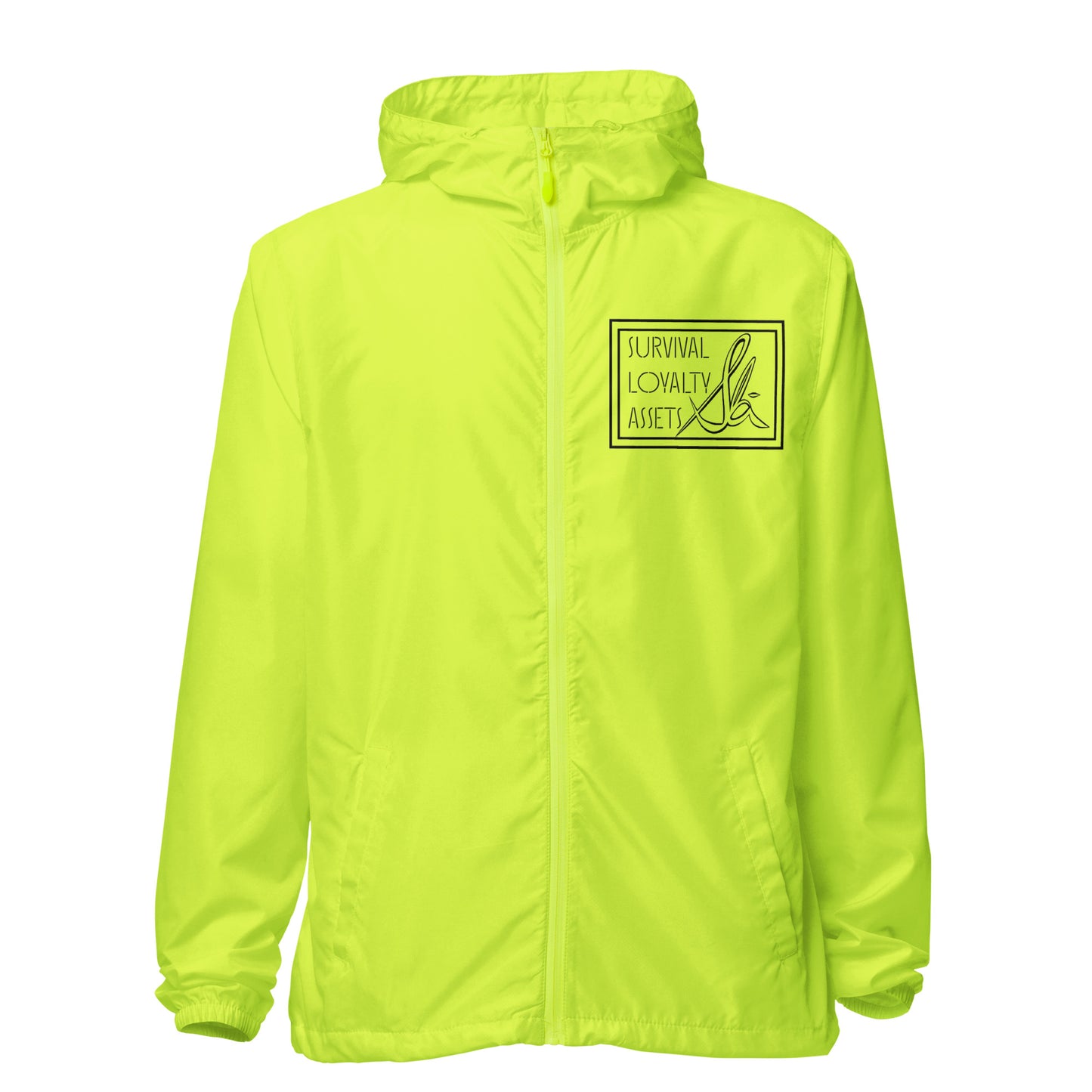 Slā Unisex lightweight zip up windbreaker