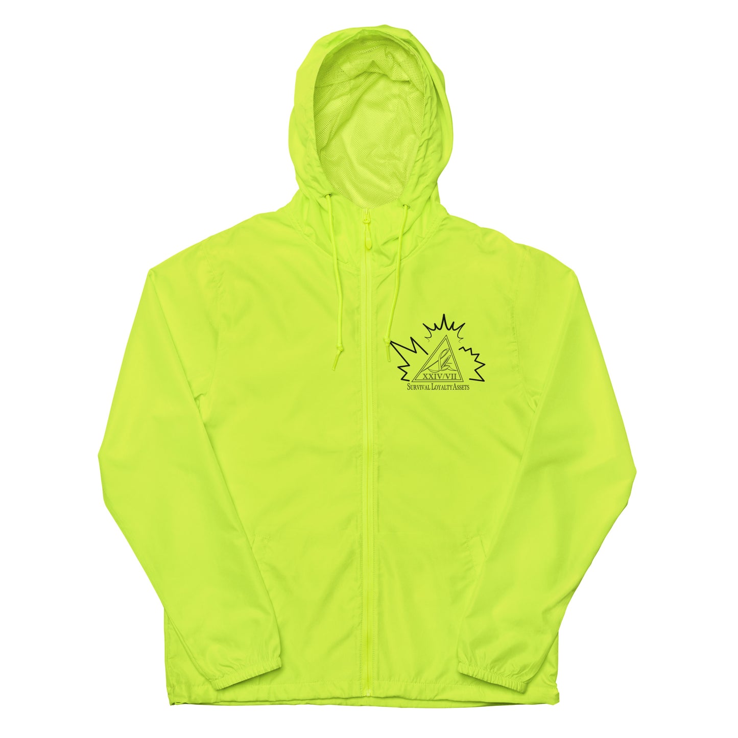 Slā 24/7 Unisex lightweight zip up windbreaker