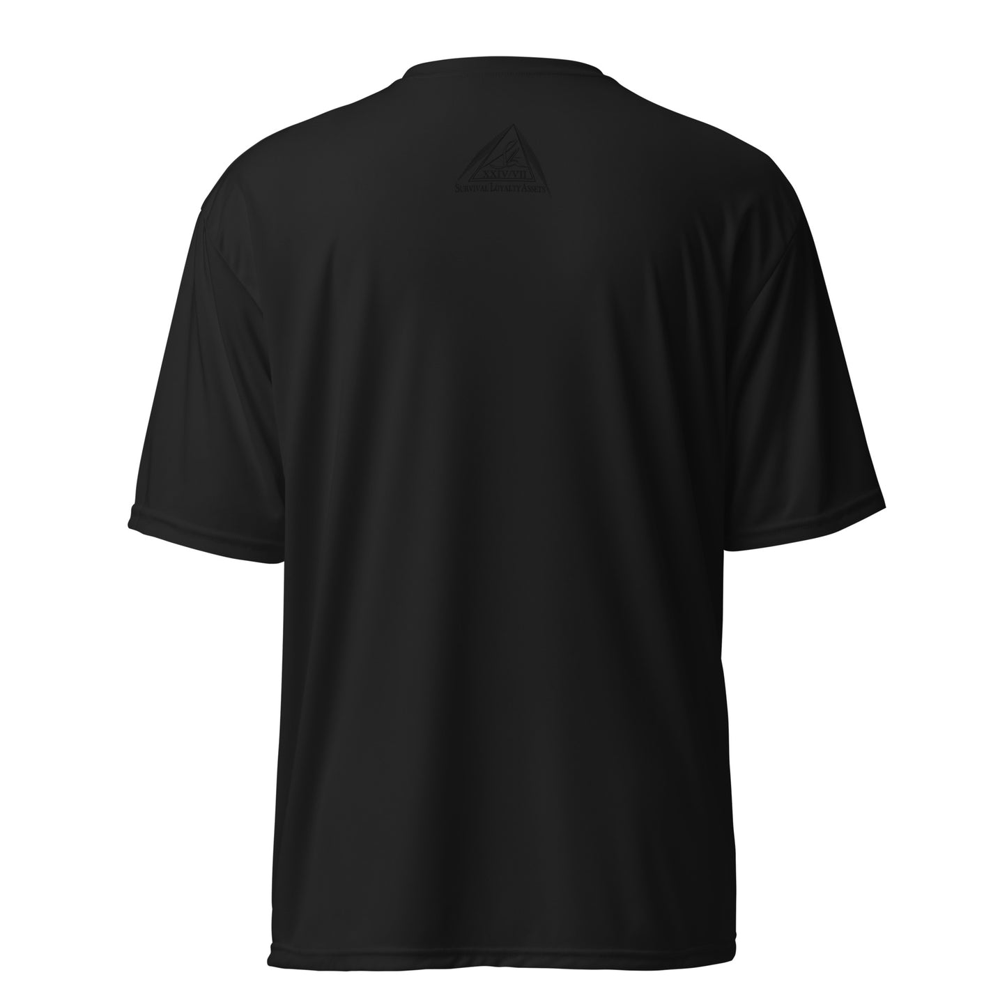 Survival Loyalty Assets black on black Unisex performance crew neck t-shirt