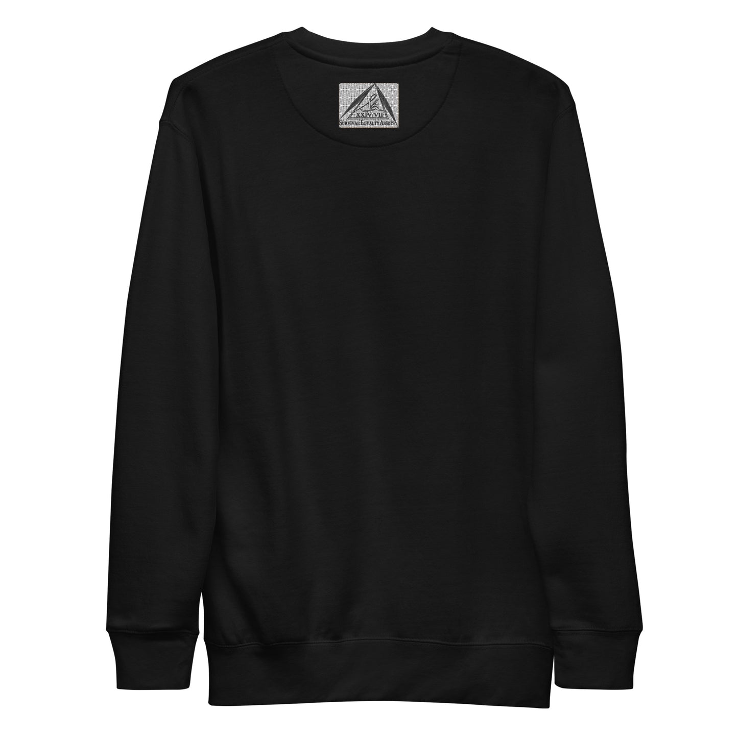 Survival Loyalty Assets black on black Unisex Premium Sweatshirt