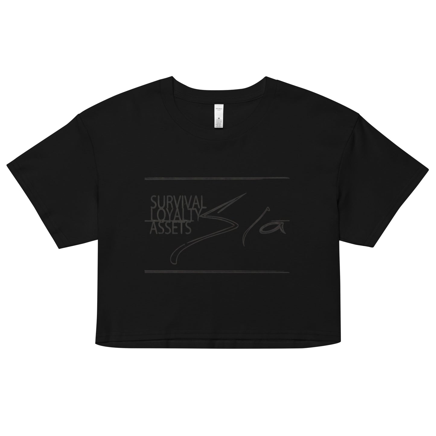 Slā survival loyalty assets Women’s crop top