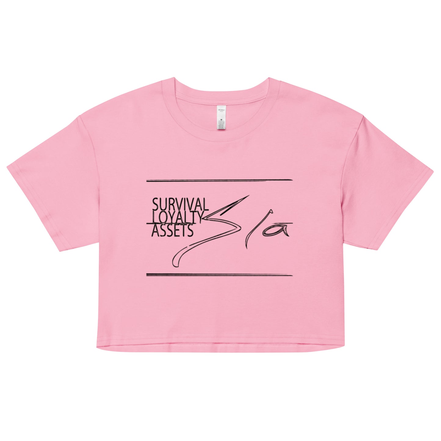Slā survival loyalty assets Women’s crop top