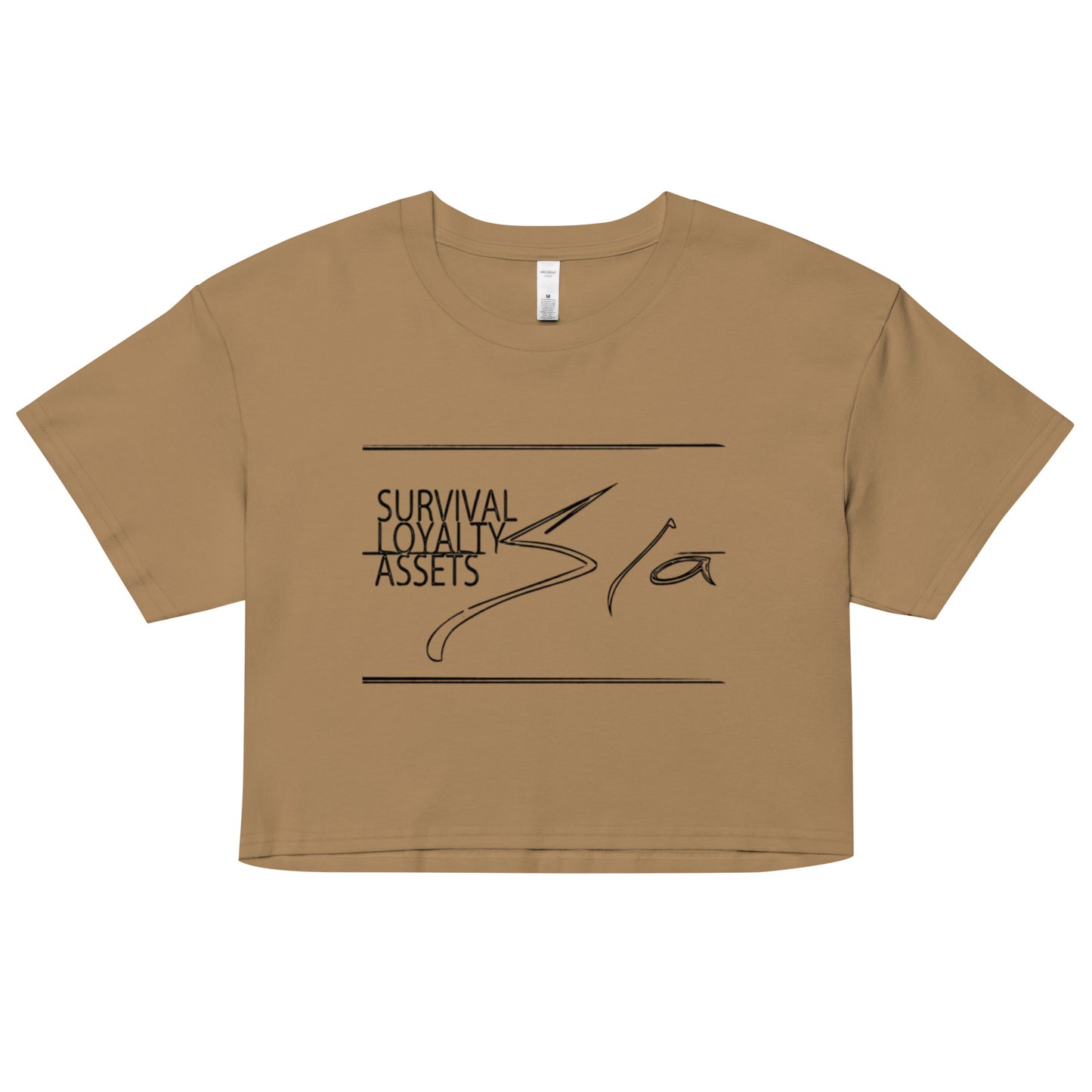 Slā survival loyalty assets Women’s crop top