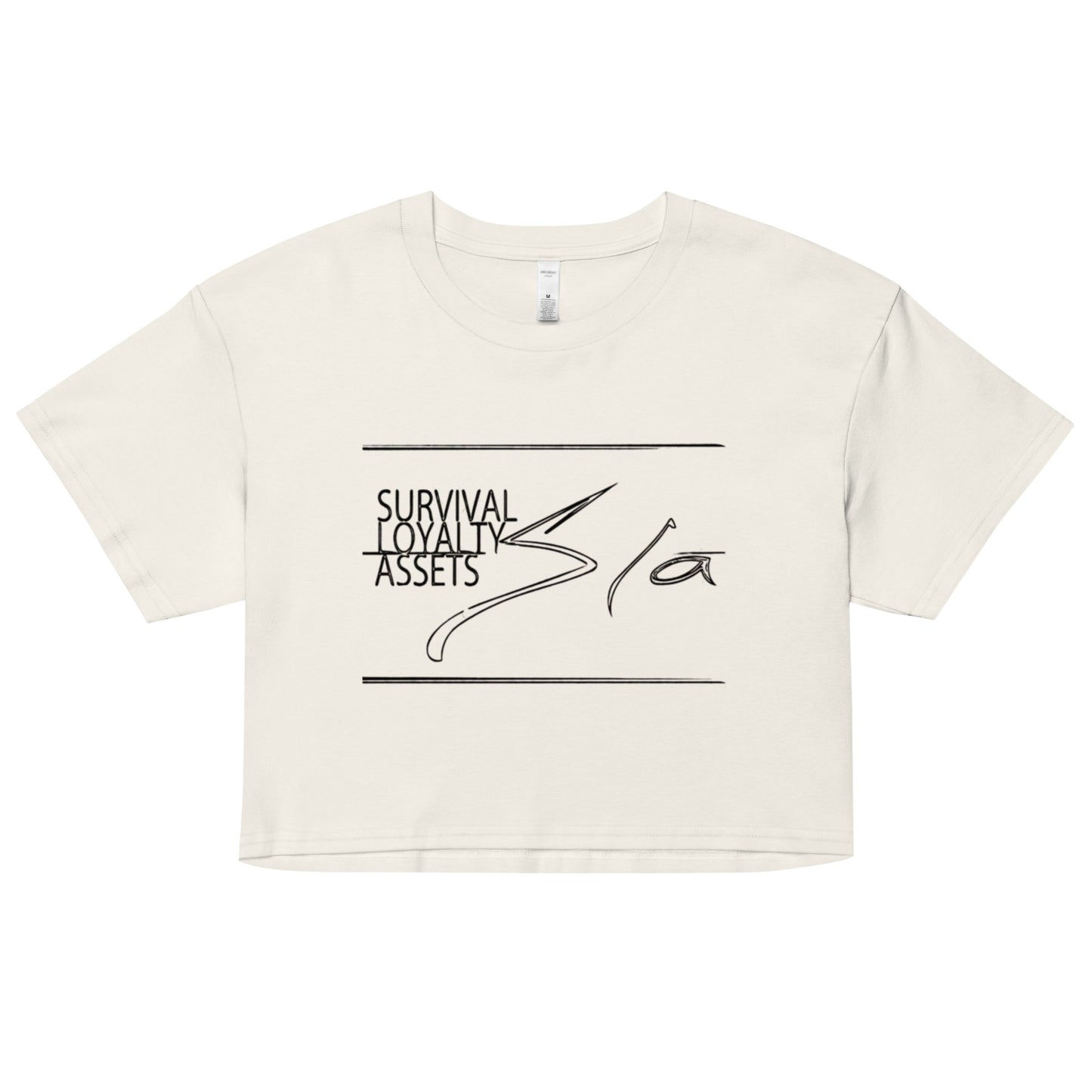 Slā survival loyalty assets Women’s crop top