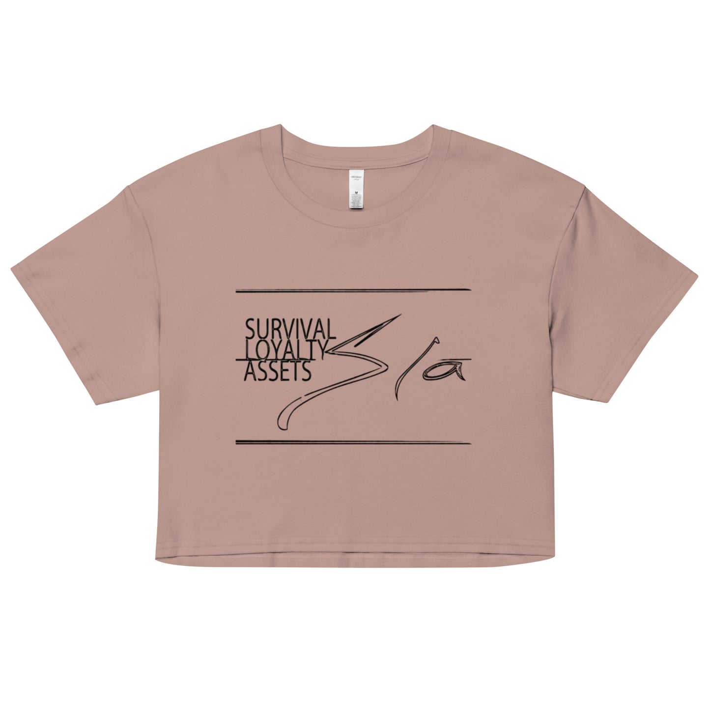Slā survival loyalty assets Women’s crop top