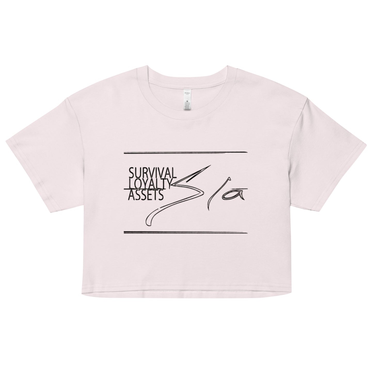 Slā survival loyalty assets Women’s crop top