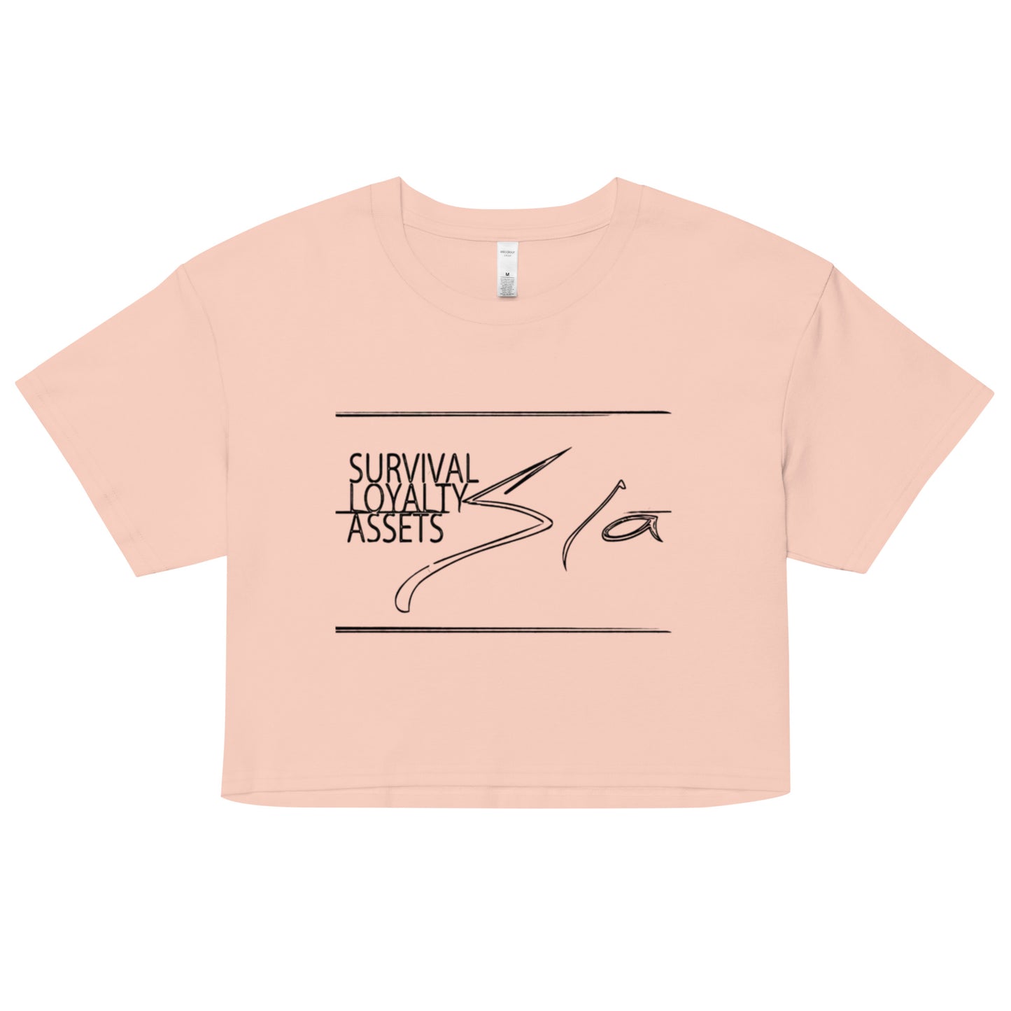 Slā survival loyalty assets Women’s crop top