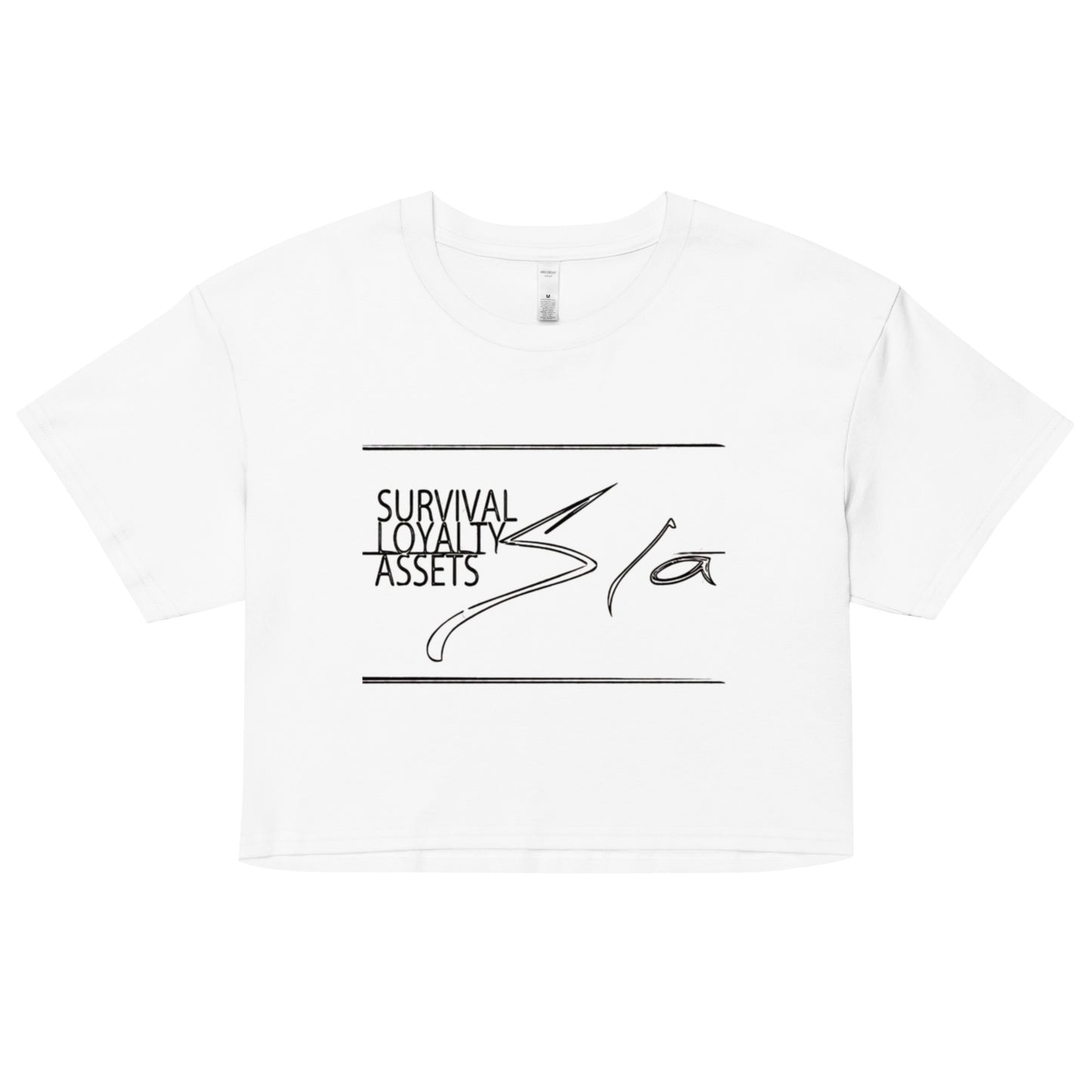Slā survival loyalty assets Women’s crop top
